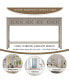 Фото #8 товара Rustic Entryway Console Table, 60 Long Sofa Table With Two Different Size Drawers And Bottom