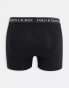 Polo Ralph Lauren 5 pack trunks in black with logo waistband Черный, M - W31-34 - фото #2