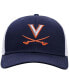 ფოტო #4 პროდუქტის Men's Navy, White Virginia Cavaliers Trucker Adjustable Hat