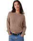 Фото #1 товара Women's Boucle Pullover Sweater