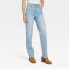 Фото #1 товара Women's High-Rise Embellished 90's Straight Jeans - Universal Thread