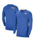 ფოტო #2 პროდუქტის Men's Blue UCLA Bruins Coach Performance Long Sleeve V-Neck T-shirt