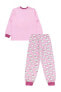 Kız Çocuk Pijama Takımı 10-13 Yaş Fondan Pembe
