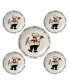 Chef Porcelain Pasta by Set of 5