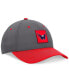 Фото #1 товара Men's Gray/Red Washington Capitals 2024 Stanley Cup Playoffs Locker Room Adjustable Hat