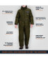 Фото #19 товара Men's Iron-Tuff Insulated Coveralls with Hood -50F Cold Protection