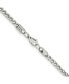 Фото #2 товара Chisel stainless Steel 4mm Wheat Chain Necklace