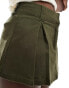 Фото #5 товара Brave Soul pleated mini skirt in khaki