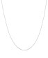 ფოტო #1 პროდუქტის Delicate Box Chain 20" Strand Necklace (2/3mm) in 14k White Gold