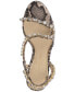Фото #4 товара Women's Jaycin Barely-There Rhinestone Evening Sandals
