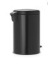 Фото #7 товара Brabantia 114106 - 20 L - Round - Black - Plastic - Pedal - 29 cm