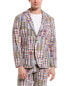 Фото #1 товара J.Mclaughlin Patchwork Lisbon Blazer Men's