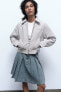 Фото #3 товара Джинсовая юбка со складками ZARA
