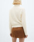 Фото #2 товара Women's Thick Knit Turtleneck Sweater