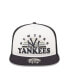 Фото #2 товара Men's White, Navy New York Yankees Gradient Golfer 9Fifty Snapback Hat