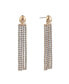 Фото #1 товара Rhinestone Chain Linear Earrings