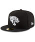 Фото #1 товара Jacksonville Jaguars Chase Black White 59Fifty Fitted Cap