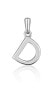 Minimalist silver letter "D" pendant SVLP0948XH2000D