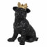 Фото #1 товара Декоративная фигура Чёрный Позолоченный Пёс 15,5 x 18,4 x 25,5 cm