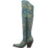 Фото #3 товара Dan Post Boots Flower Child Snip Toe Cowboy Womens Blue Dress Boots DP3271