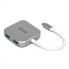 Фото #1 товара PORT Designs 900123 - USB 3.2 Gen 1 (3.1 Gen 1) Type-C - USB 3.0 (3.1 Gen 1) Type-? - 5000 Mbit/s - Grey - ABS synthetics - 0.45 m