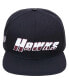 Men's Black Maryland Eastern Shore Hawks Arch Over Logo Evergreen Snapback Hat