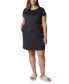Фото #2 товара Plus Size Pacific Haze™ Short-Sleeve T-Shirt Dress, Created for Macy's