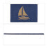 Fußmatte mit Segelschiff blau