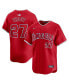 Фото #1 товара Nike Men's Mike Trout Red Los Angeles Angels Alternate Limited Player Jersey