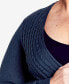 ფოტო #6 პროდუქტის Plus Size Meadow Mews Cable Knit Cardigan Sweater