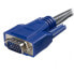 Фото #4 товара StarTech.com 6 ft Ultra-Thin USB VGA 2-in-1 KVM Cable - 1.8 m - Black - VGA - USB A + VGA - Male/Male - 189 g
