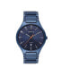 ფოტო #1 პროდუქტის Men's Blue Titanium Bracelet Watch 39mm