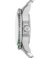 Men's GMT Dual Time Stainless Steel Bracelet Watch 42mm