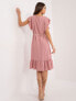 Sukienka-DHJ-SK-8921.98-różowy