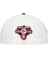 ფოტო #3 პროდუქტის Men's White/Navy Boston Red Sox Major Sidepatch 59FIFTY Fitted Hat