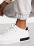 Puma cali star trainers in white and black