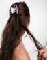 Фото #6 товара SUI AVA helen wrapped big diamante hair claw clip in lilac