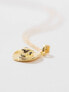 Фото #7 товара Kingsley Ryan Gold Plated cowboy hat necklace in gold