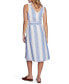 ფოტო #2 პროდუქტის Women's Sleeveless V-neck Tie Waist Dress