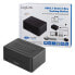LogiLink QP0028 - HDD - SSD - Serial ATA - Serial ATA II - Serial ATA III - 2.5,3.5" - USB 3.2 Gen 2 (3.1 Gen 2) Type-C - 10 Gbit/s - Black