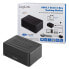 Фото #4 товара LogiLink QP0028 - HDD - SSD - Serial ATA - Serial ATA II - Serial ATA III - 2.5,3.5" - USB 3.2 Gen 2 (3.1 Gen 2) Type-C - 10 Gbit/s - Black