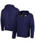 Men's Navy Notre Dame Fighting Irish Swoven Performance Full-Zip Jacket