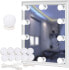 Фото #1 товара Lusterko kosmetyczne Verk Group LED mirror lights, makeup set 10 pcs