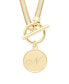 Izzy Toggle Initial Necklace
