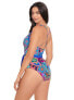 Skinny Dippers Women's Tapestry Cinch One Piece Swimsuit, Multi Size Small