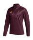 ფოტო #3 პროდუქტის Men's Maroon Arizona State Sun Devils Sideline AEROREADY Raglan Sleeve Quarter-Zip Jacket