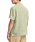 Фото #3 товара Men's Linen Camp Collar Short Sleeve Shirt