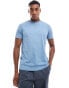 ASOS DESIGN standard fit t-shirt in dusky blue with back print