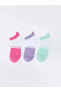 Renk Bloklu Kadın Patik Çorap 3'lü Paket