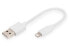 Фото #1 товара DIGITUS Lightning to USB-A data/charging cable, MFI-certified